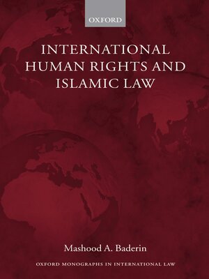 cover image of International Human Rights and Islamic Law